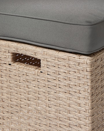 Amalfi Lounge Dining Set With Firepit