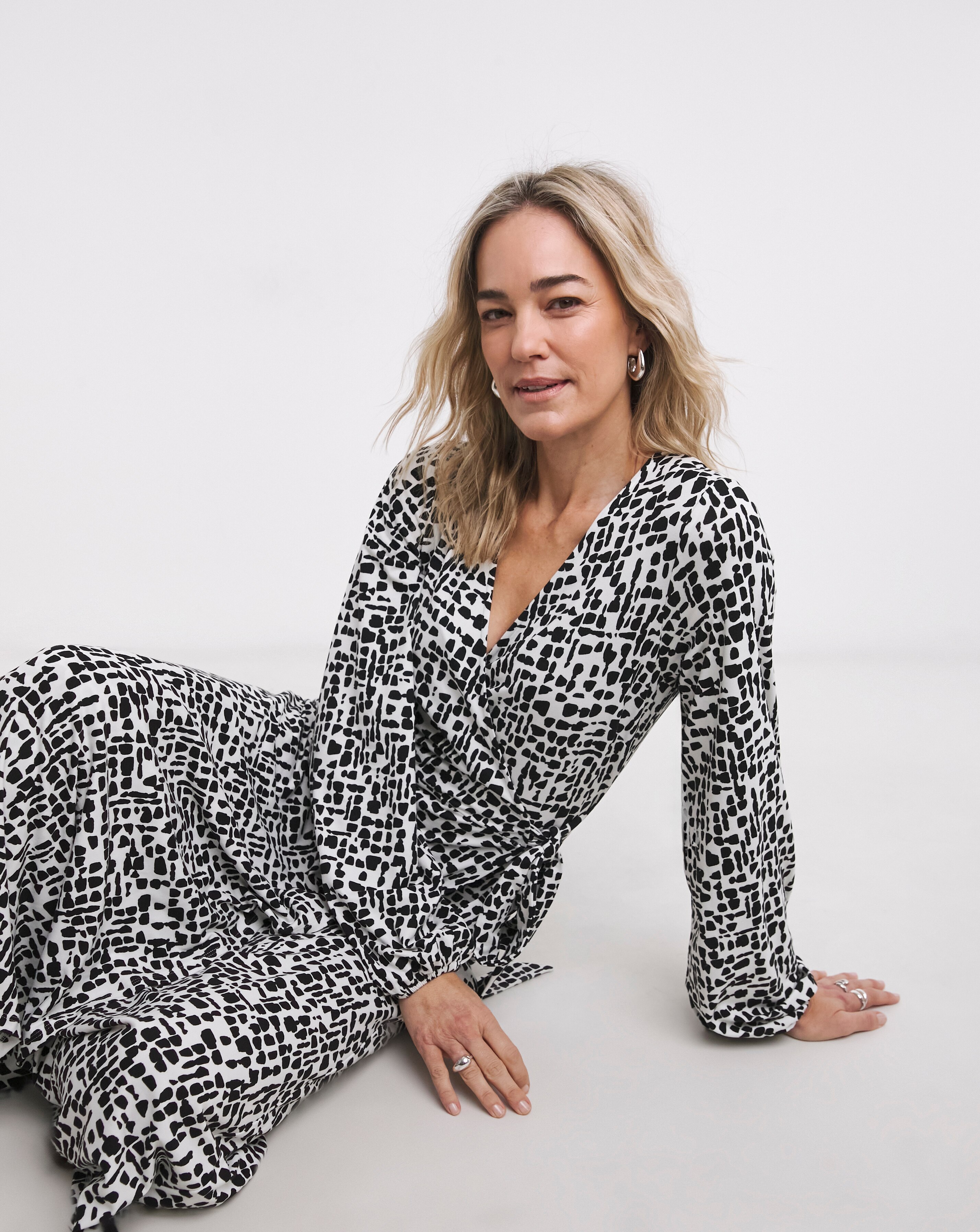 Soft Touch Long Sleeve Wrap Dress | JD Williams