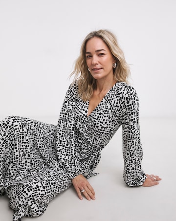 Soft Touch Long Sleeve Wrap Dress