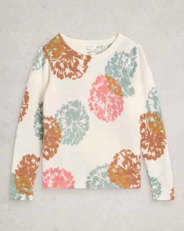 White Stuff Jodie Print Jumper