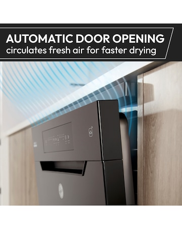 Hoover H-Dish 500 HF0C3SB0FX-80 10 Pl Slimline WiFi Dishwash Stain Steel Install