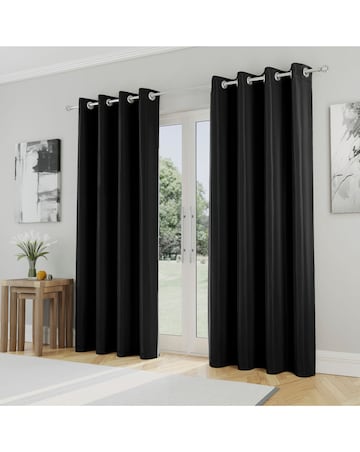 Supersoft Light Filtering Thermal Eyelet Curtains