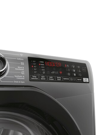 Hoover H-WASH 350 H3WPS4116TAMBR80, 11kg, Washing Machine - Graphite