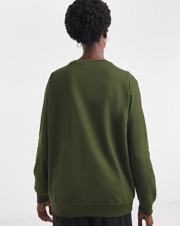 Embellished Bow Sweatshirt