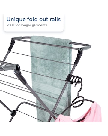 Minky Suregrip Long Drop Three Tier Airer
