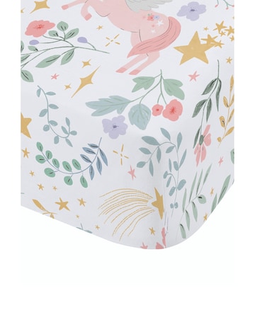 Catherine Lansfield Fairytale Unicorn Fitted Sheet