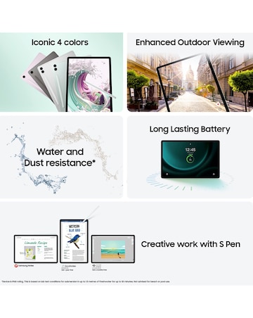 Samsung Galaxy Tab S9 FE+ 12.4in 128GB 5G Tablet - Grey + FREE GIFT