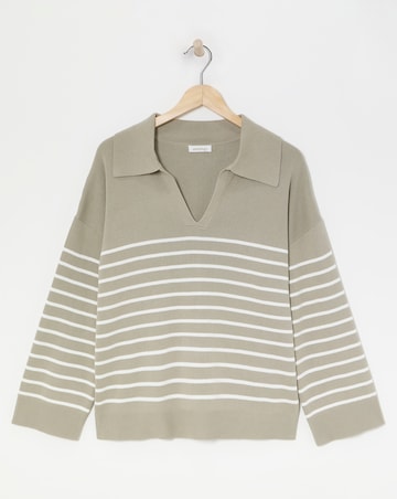 Anthology Milano Stitch Collar Jumper