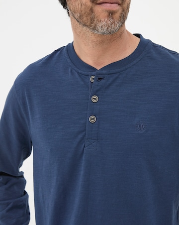 FatFace Cotton Woodside Slub Henley