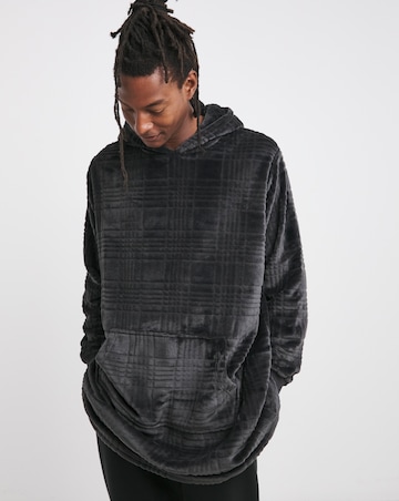 Clipped Oversized Hoodie