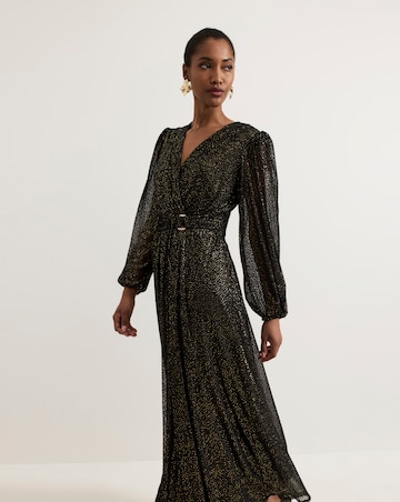 Phase Eight Emre Shimmer Burnout Midi Dress