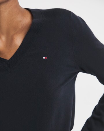 Tommy Hilfiger Jersey Stitch V Neck Sweater