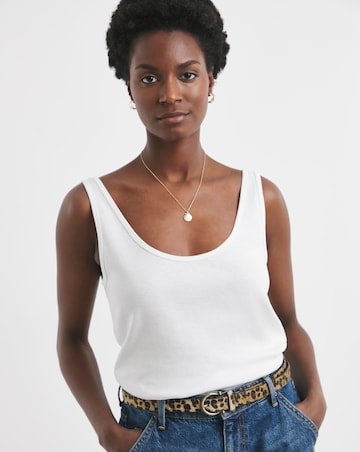 White Reversible Vest