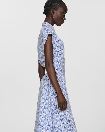 Mango Apple Abstarct Printed Shirt Dress