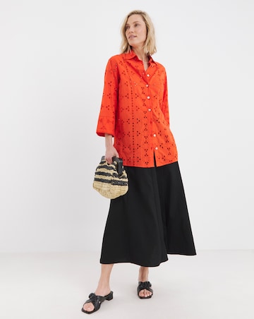 Pure Cotton Broderie Shirt