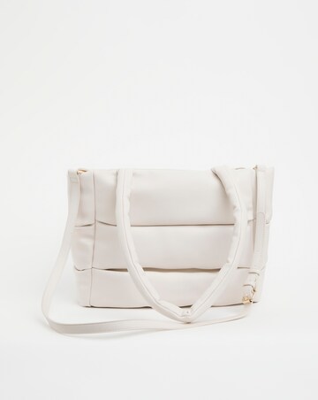 Ecru Soft Volume Padded Tote Bag