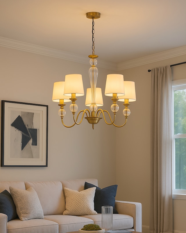 5 Arm Ceiling Light