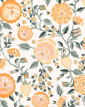 Cath Kidston Strawberry Garden Wallpaper