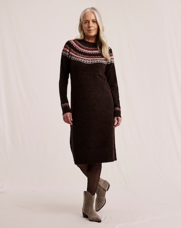 Julipa Fairisle Knitted Jumper Dress