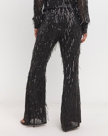 Joanna Hope Sequin Tassle Trousers