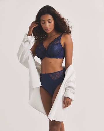 Pretty Secrets (2 Pack) New Ella Full Cup Wired Bras (C-J) Navy/White