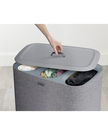 Joseph Joseph Tota 90L Trio Laundry Separation Basket Grey