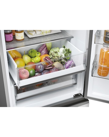 Haier HTW5618EWMG Combi Series 5 Water Dispenser Fridge Freezer - Inox