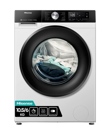 Hisense 3S Series WD3S1043BW3 WiFi-enabled 10kg Washer Dryer - White