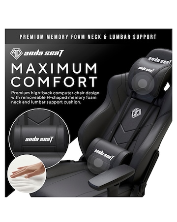 Andaseat Dark Demon Gaming Seat - Black
