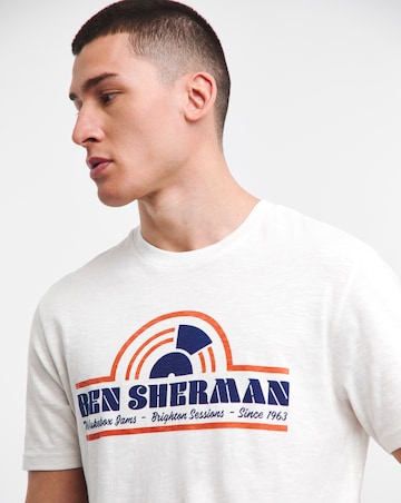 Ben Sherman Juke Box Jams Slub T-Shirt