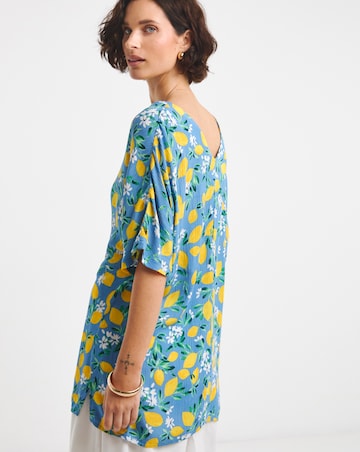 Textured Crinkle Tunic Top