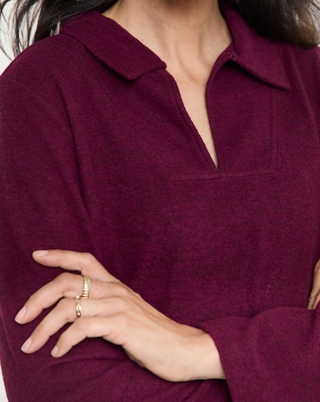 Soft Touch Collared Top