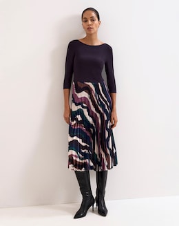 Phase Eight Woven Hem Verona Printed Dress