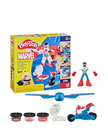 Play-Doh Marvel Playset Captain America Moto-Slicer