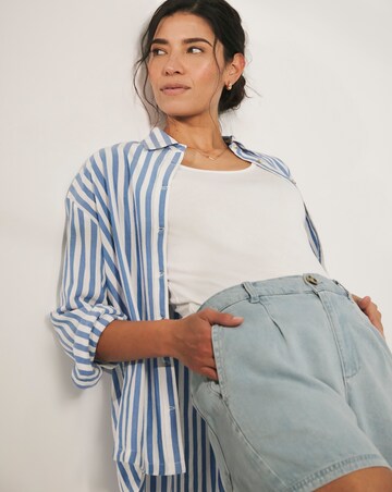 Stripe Oversized Shirt