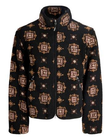 Jack & Jones Norrebro Printed Teddy Fleece - Black