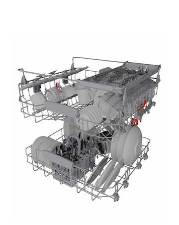 Hotpoint HFC3C26WCBUK Full Size Dishwasher - 14 Place Settings - Black