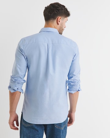 Lyle & Scott Classic Long Sleeve Oxford Shirt - Blue