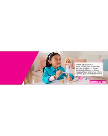 Barbie Malibu Travel Playset with Puppy and 10 Accessories