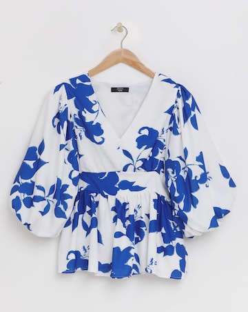 Joanna Hope Blouson Sleeve Blouse