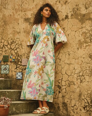 Fatface Rosie Tropical Midi Dress