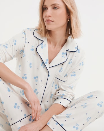 Pretty Secrets Cherry Print Supersoft Pyjama Set