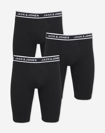 Jack & Jones Boxers 3 Pack - Black