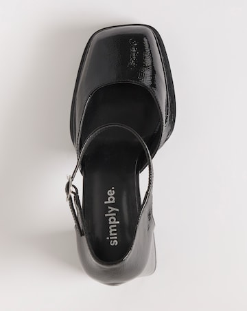 Coralie Platform Heeled Shoes - Wide Fit (E)