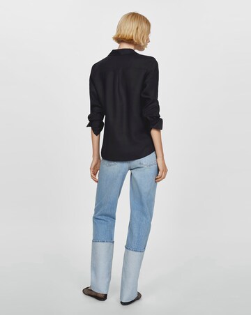 Mango Pure Linen Button Up Shirt