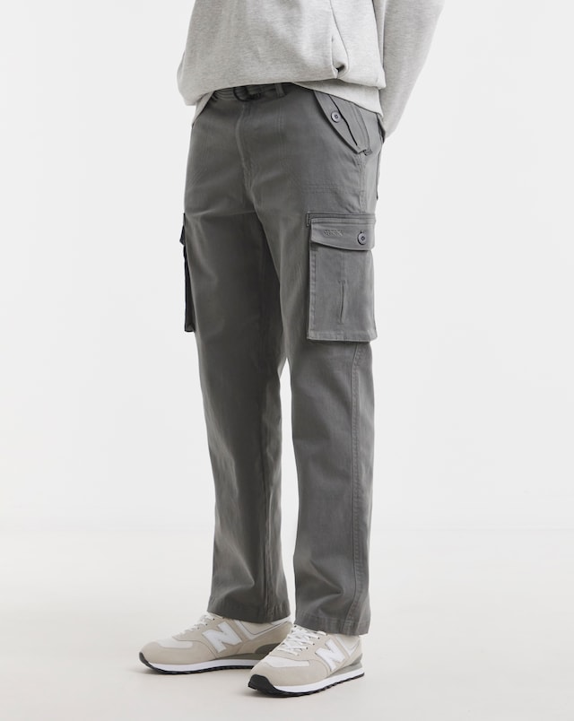 Joe Browns Belted Cargo Trousers - Grey