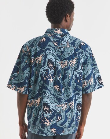 Timberland Seersucker Graphic Resort Shirt - Print