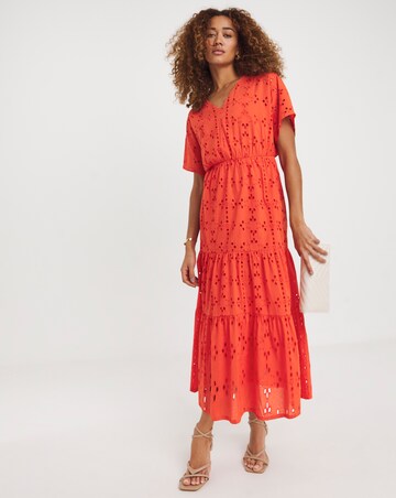 Broderie Smock Dress