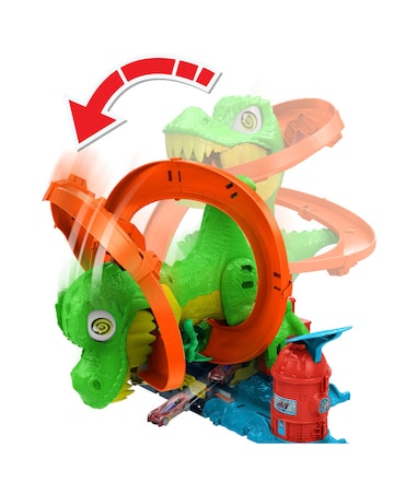 Hot Wheels City T-Rex Blaze Battle Playset