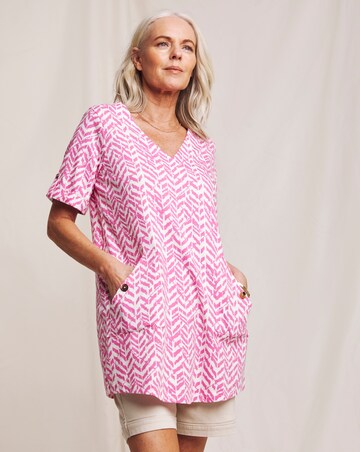 Julipa Pure Cotton Jersey Pocket Tunic